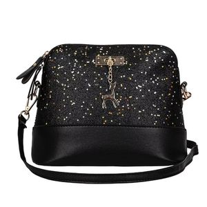 Small Deer Charm Crossbody Messenger Bag